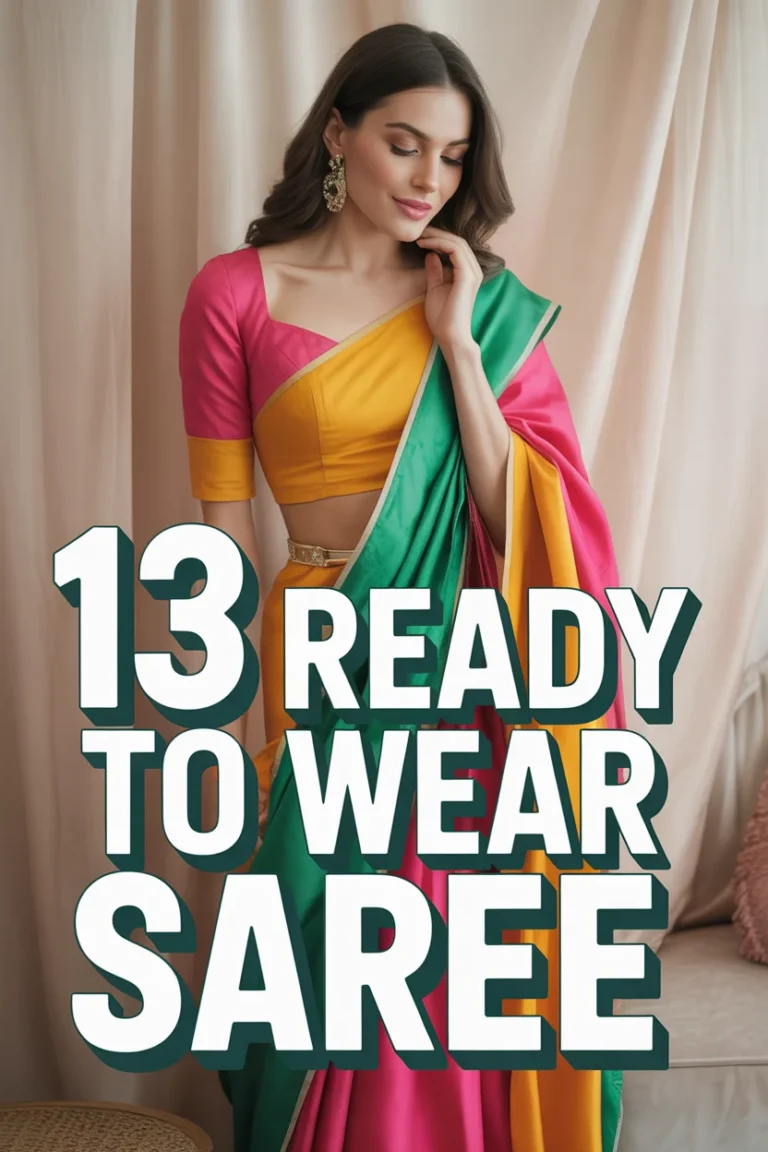 👩‍♀️ 13 Ready To Wear Saree