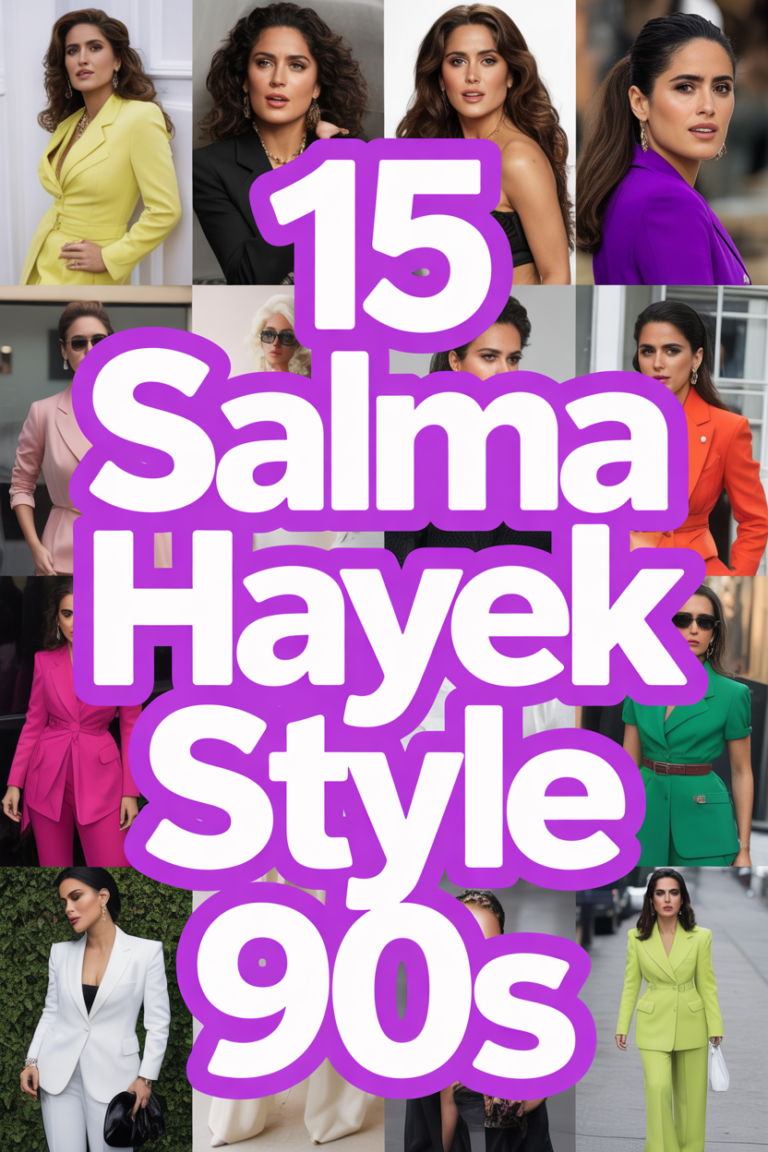 ✨ 15 Salma Hayek Style 90S