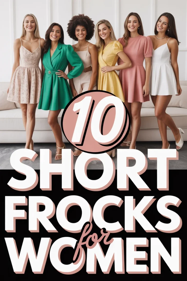 👗 10 Short Frocks For Women