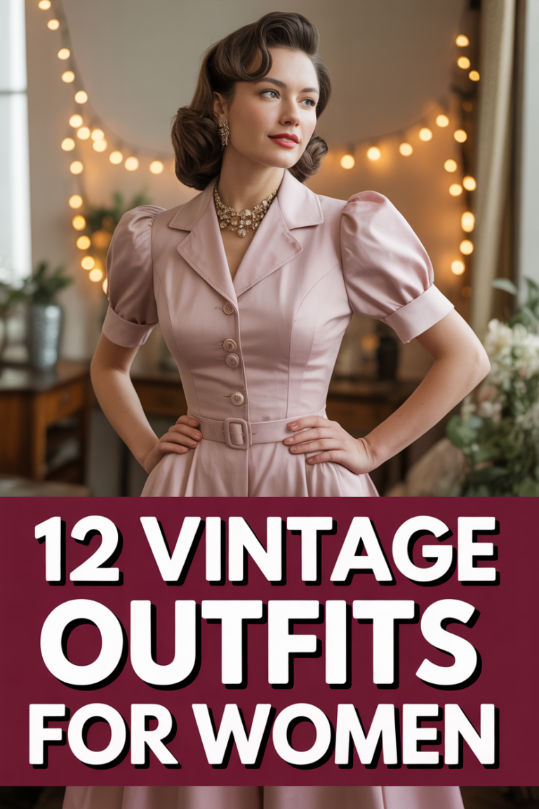 👗 12 Vintage Outfits For Women