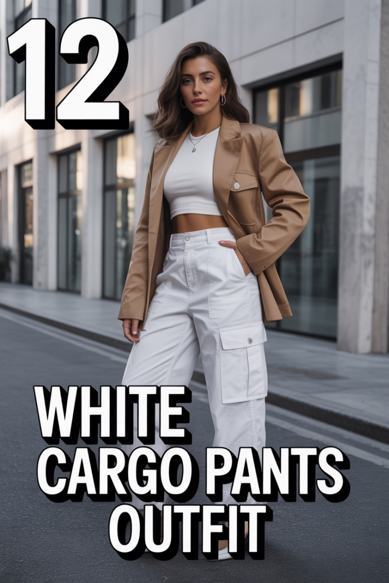 👖 12 White Cargo Pants Outfit