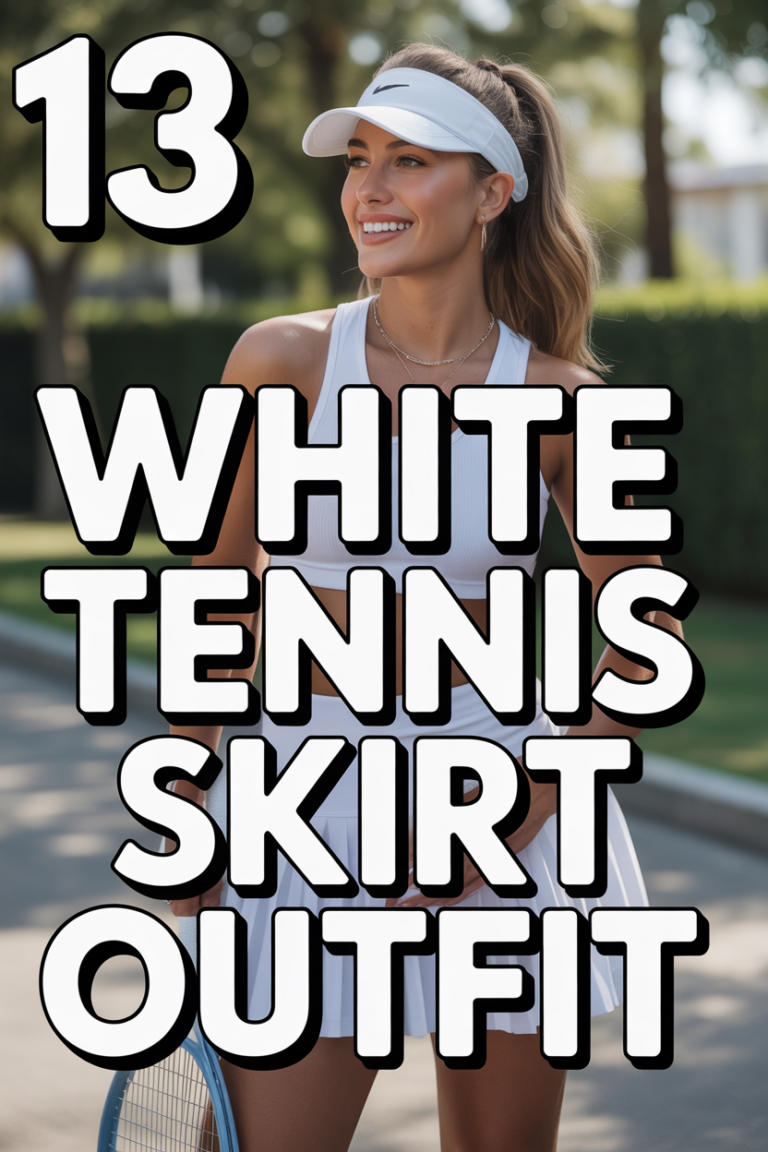 🏀 13 White Tennis Skirt Outfit
