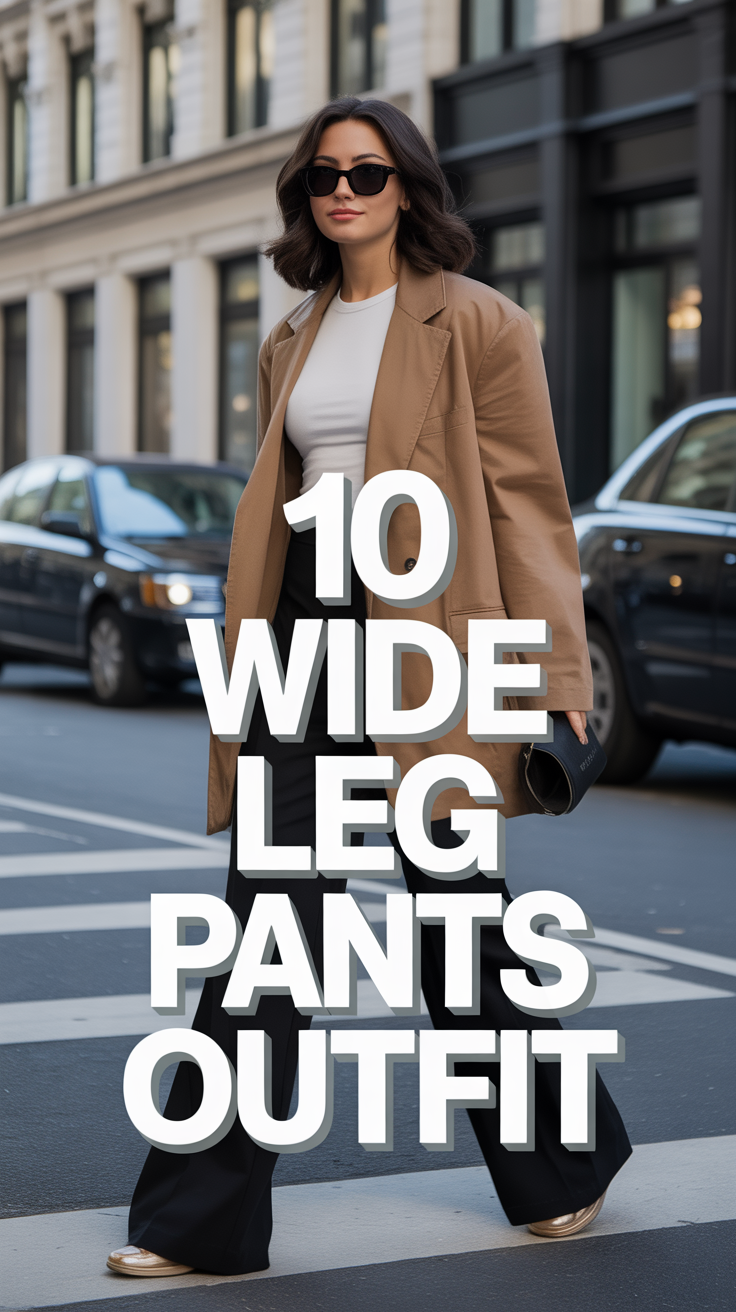 👖 10 Wide Leg Pants Outfit