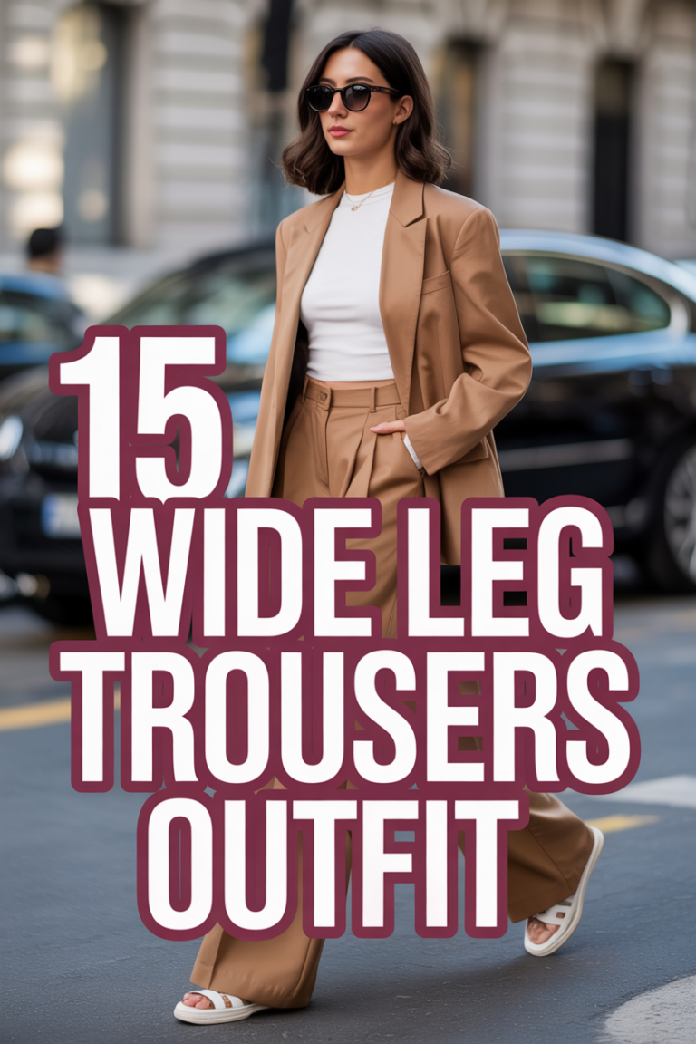 👖 15 Wide Leg Trousers Outfit