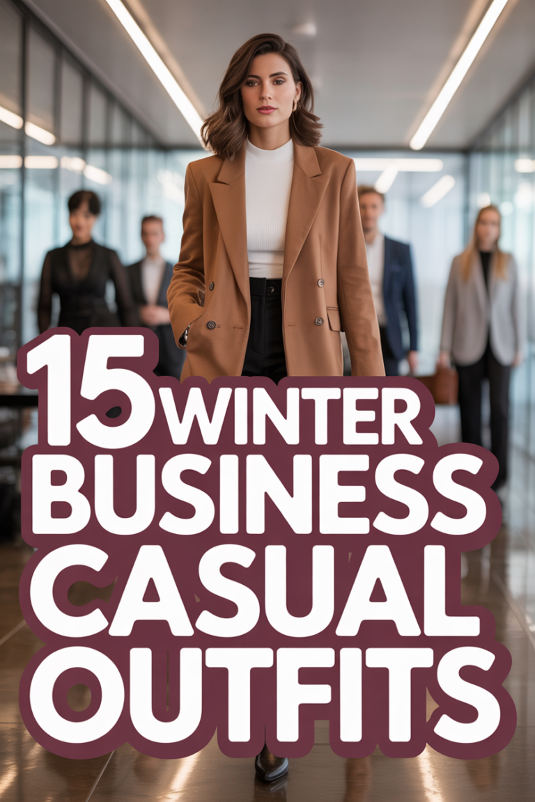 ❄️ 15 Winter Business Casual Outfits