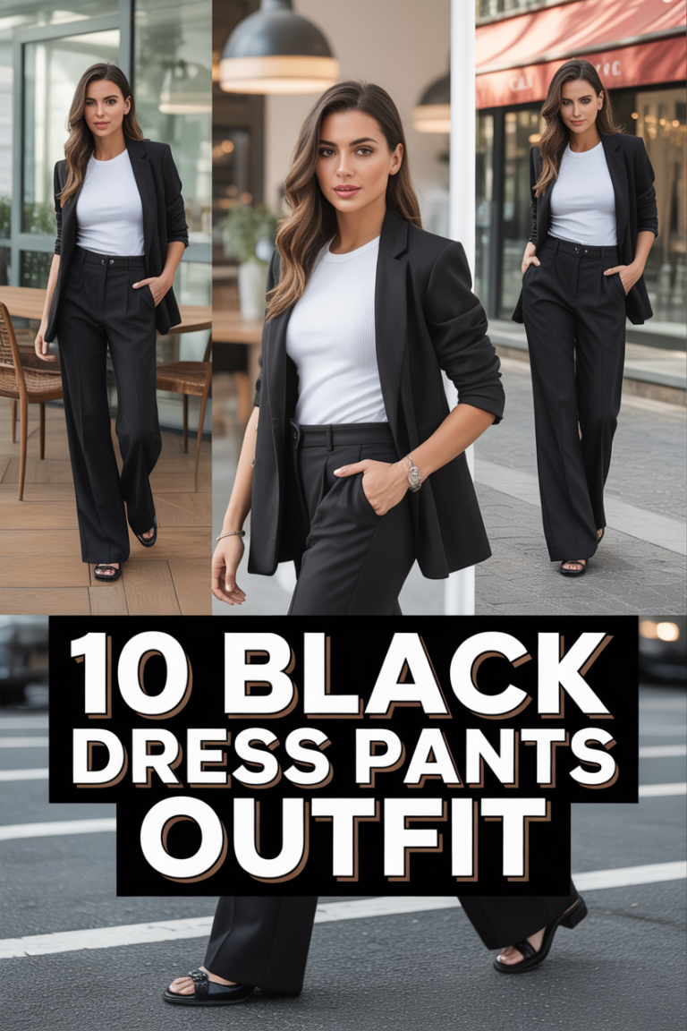 👖 10 Black Dress Pants Outfit