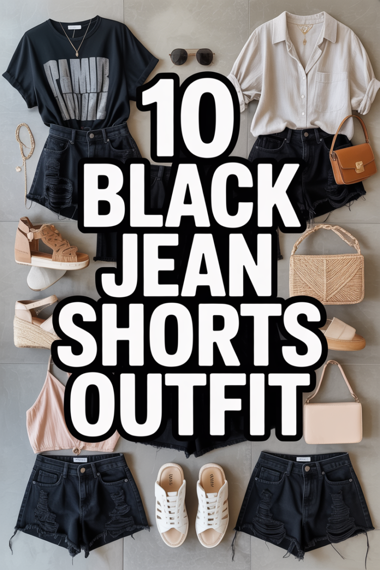 👖 10 Black Jean Shorts Outfit