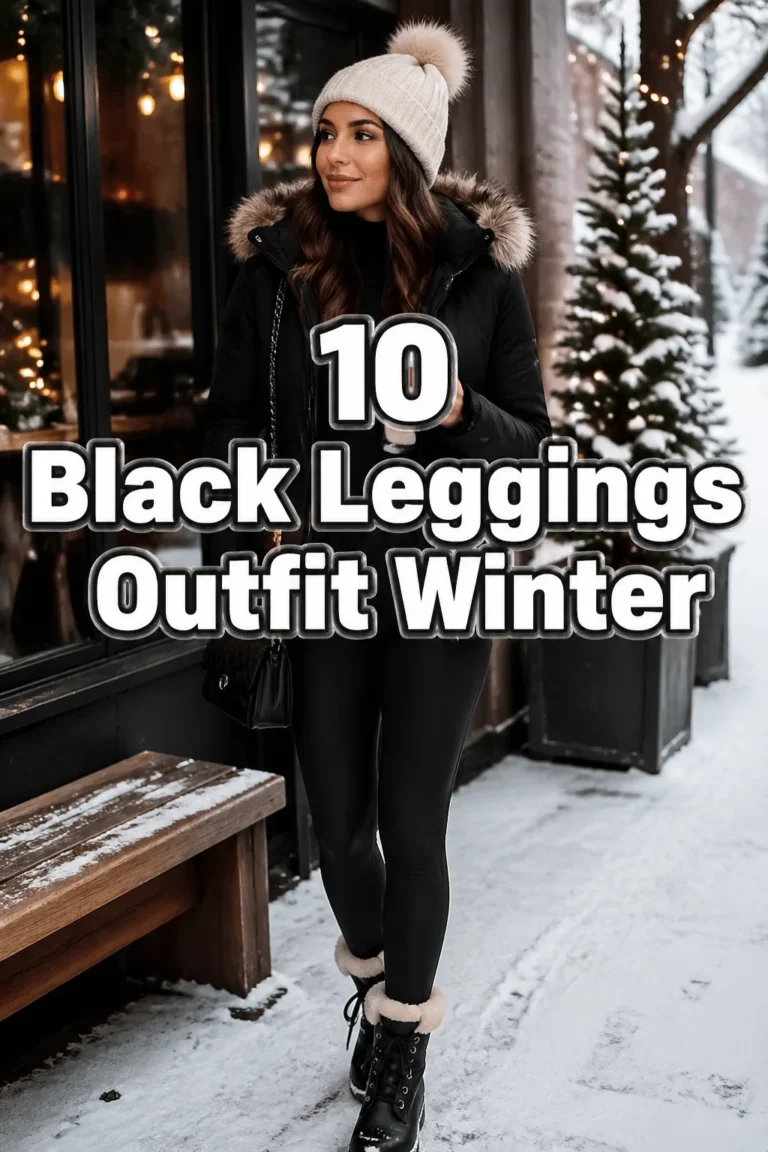 ❄️ 10 Black Leggings Outfit Winter