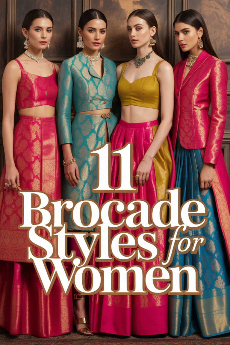💖 11 Brocade Styles For Women