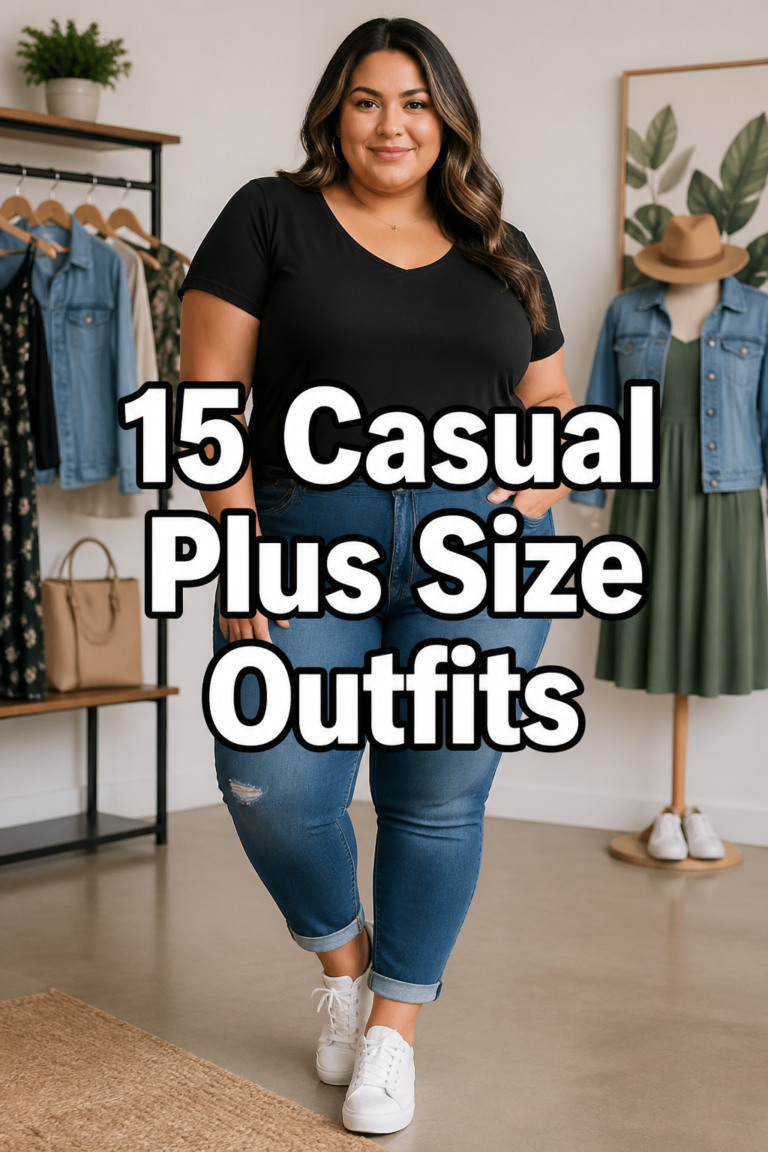 👖 15 Casual Plus Size Outfits