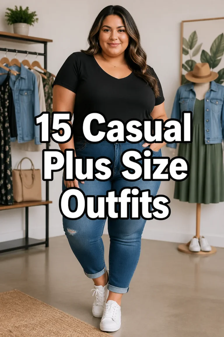 👖 15 Casual Plus Size Outfits