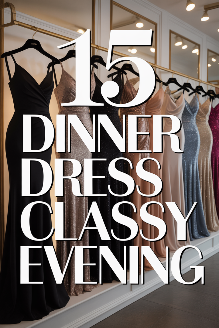 👗 15 Dinner Dress Classy Evening