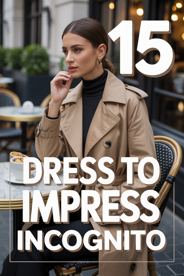 🤫 15 Dress To Impress Incognito