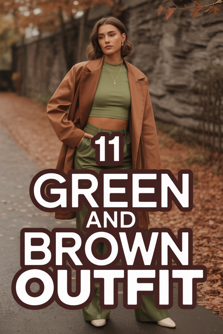 🌱 11 Green And Brown Outfit