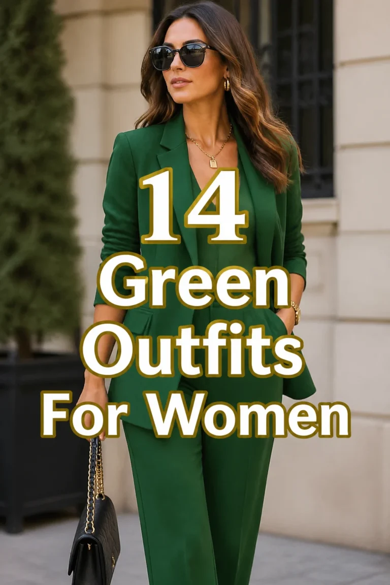 💚 14 Green Outfits For Women