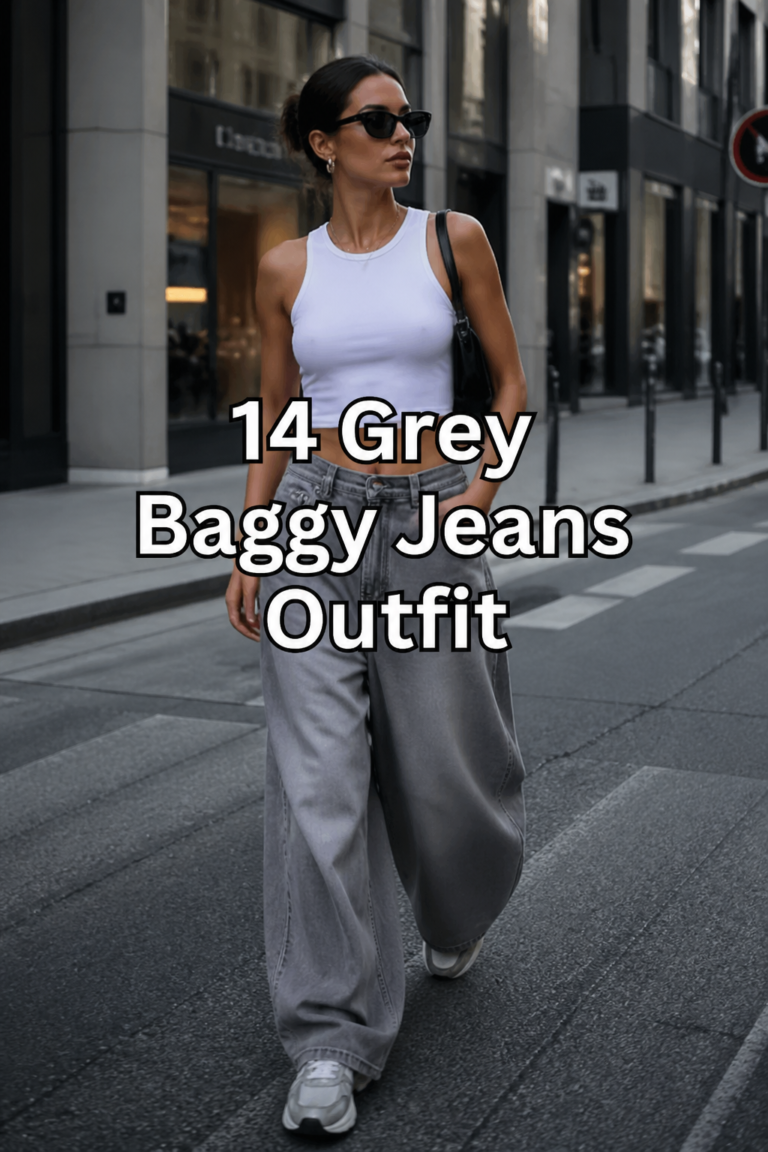 👖 14 Grey Baggy Jeans Outfit