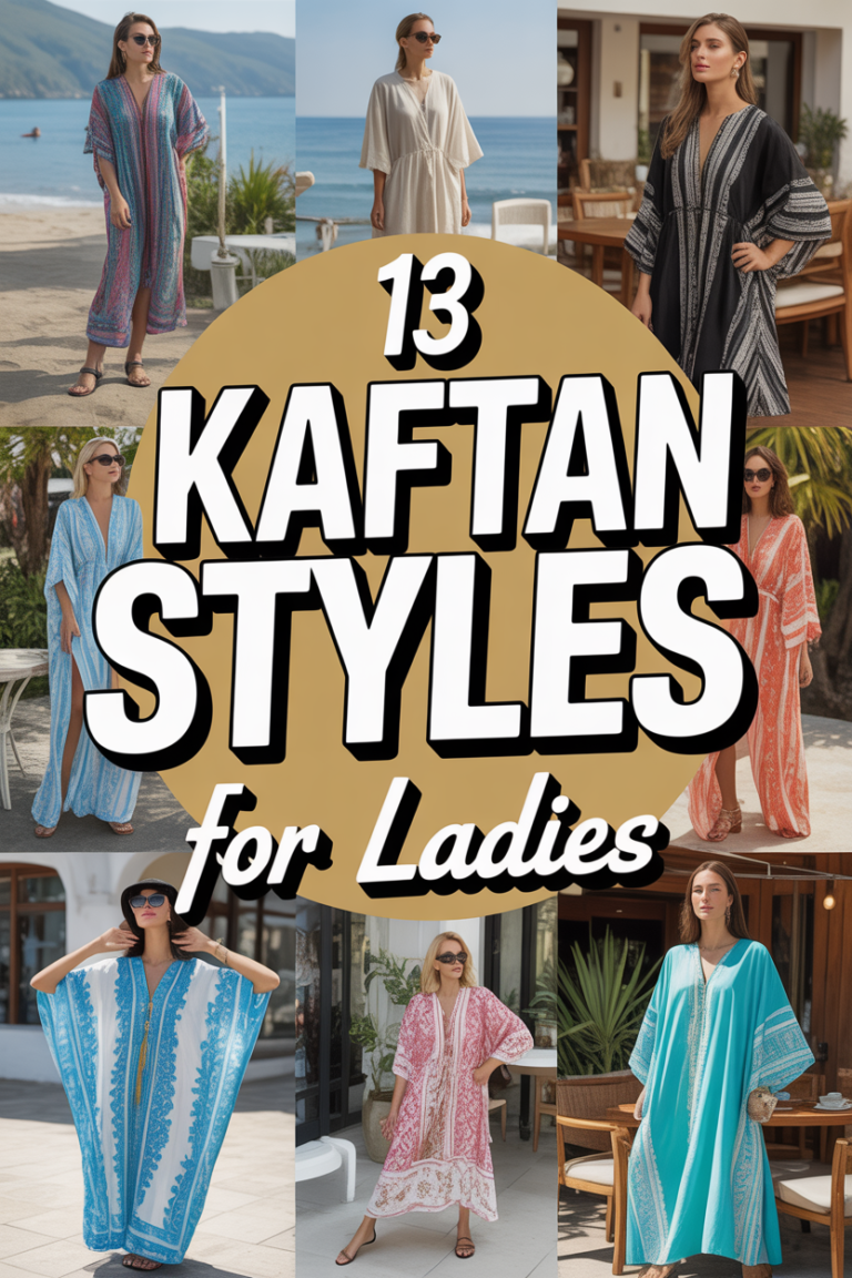 🌸 13 Kaftan Styles For Ladies