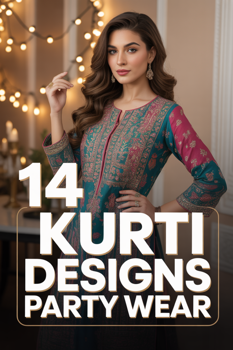 ✨ 14 Kurti Designs Party Wear