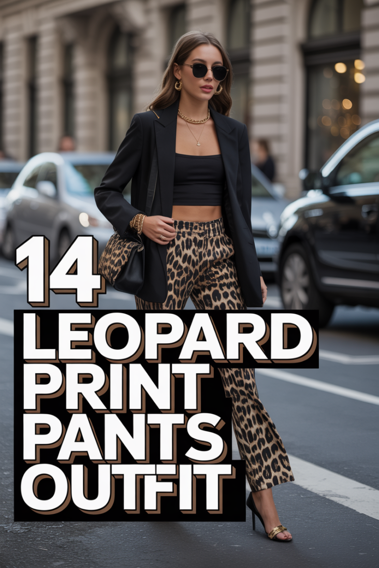 🐆 14 Leopard Print Pants Outfit