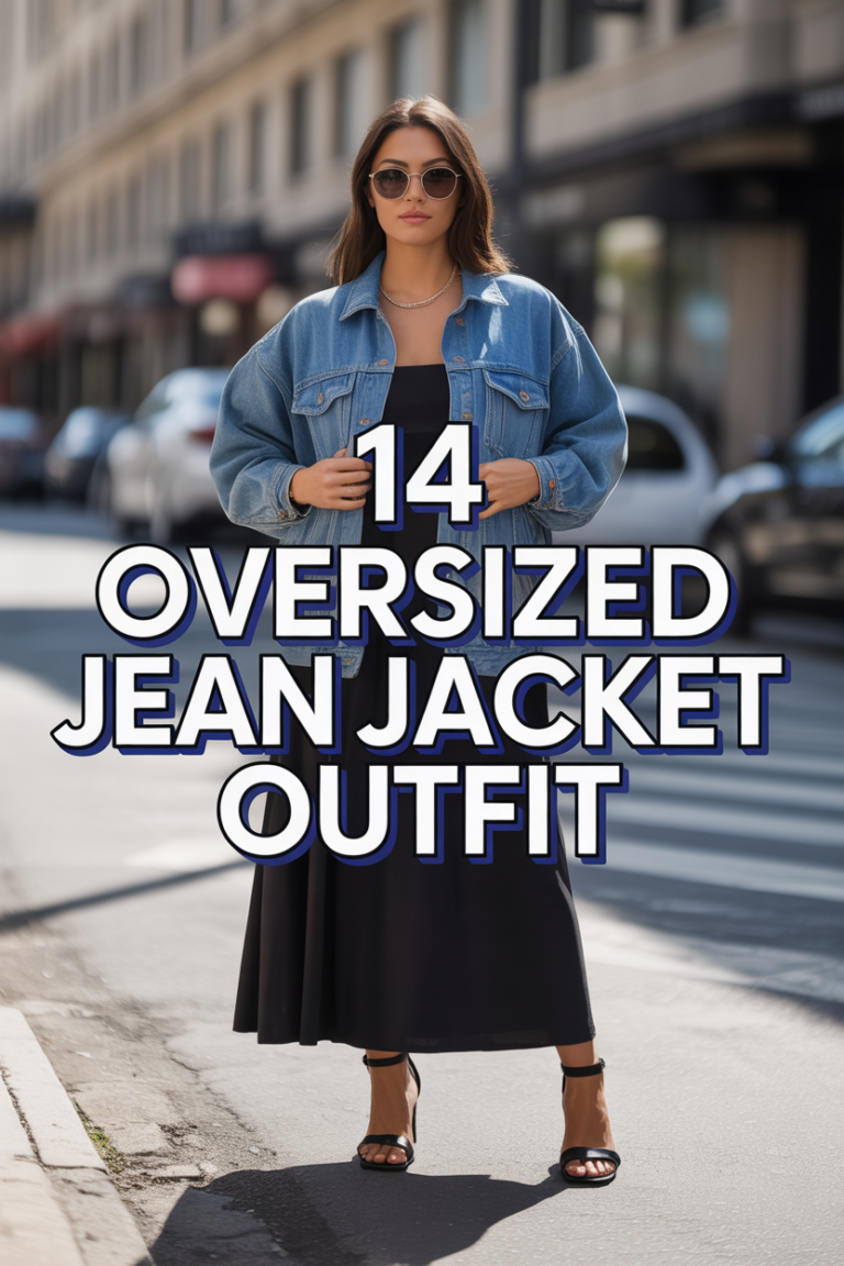 👖 14 Oversized Jean Jacket Outfit