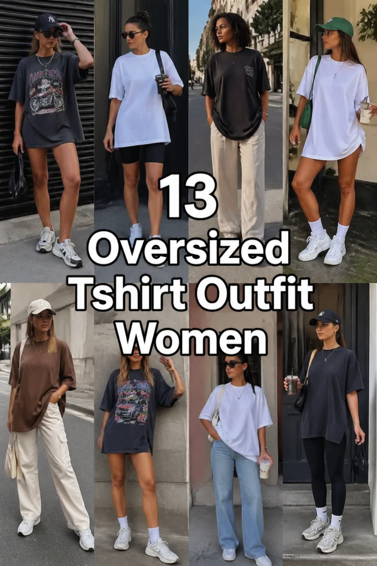 👕 13 Oversized Tshirt Outfit Women