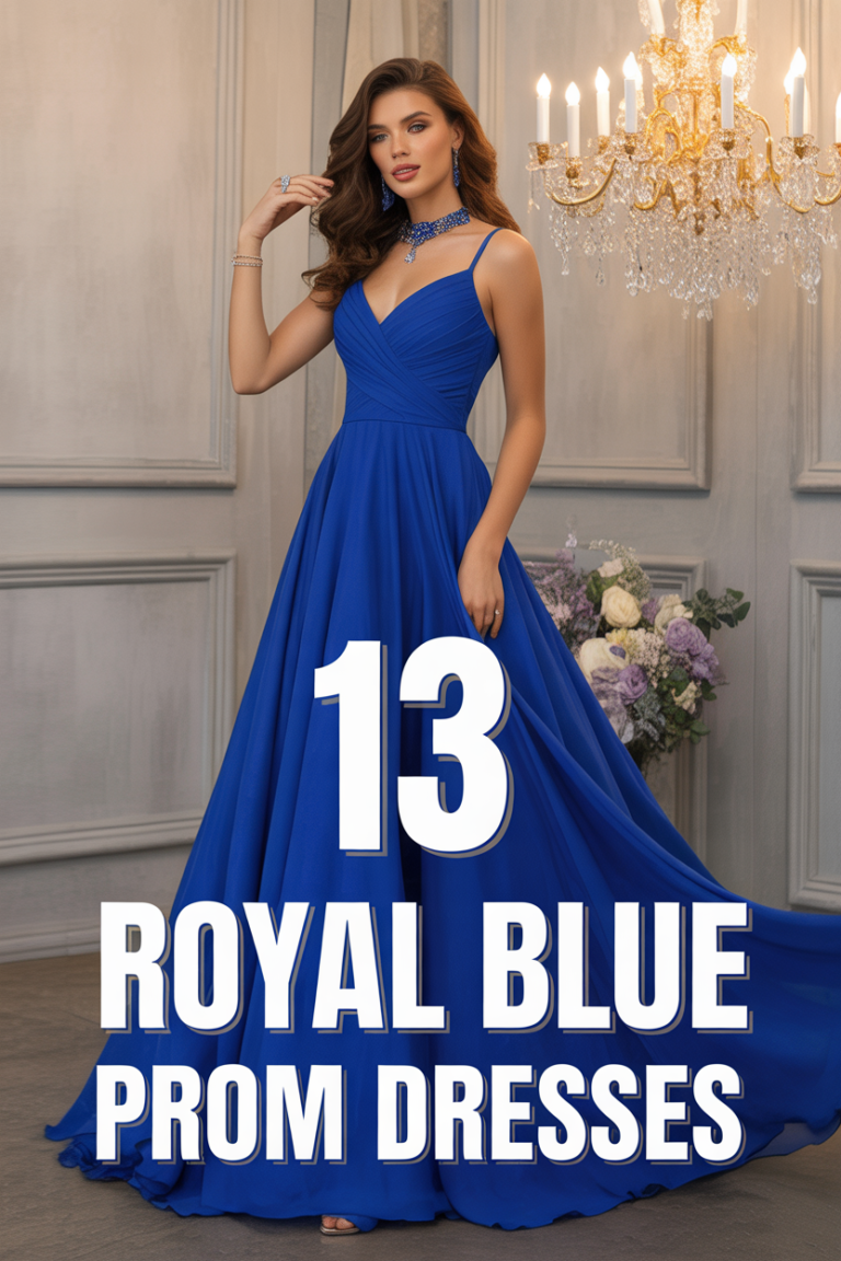 💃 13 Royal Blue Prom Dresses