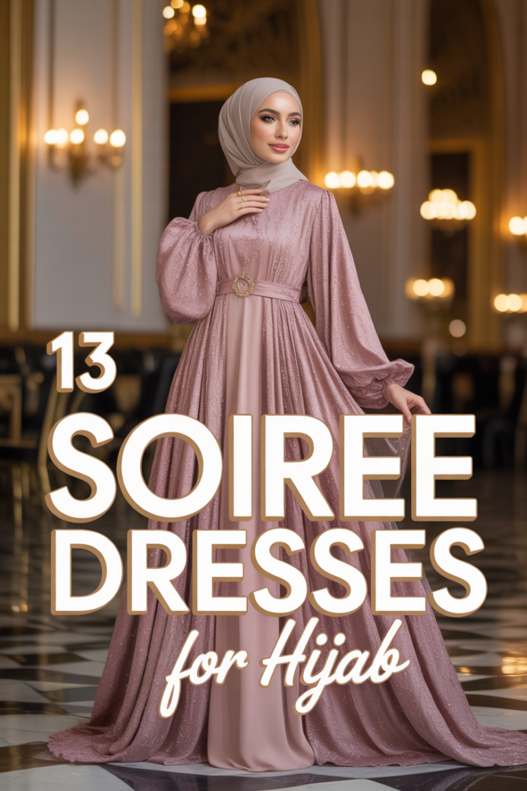 👗 13 Soiree Dresses For Hijab
