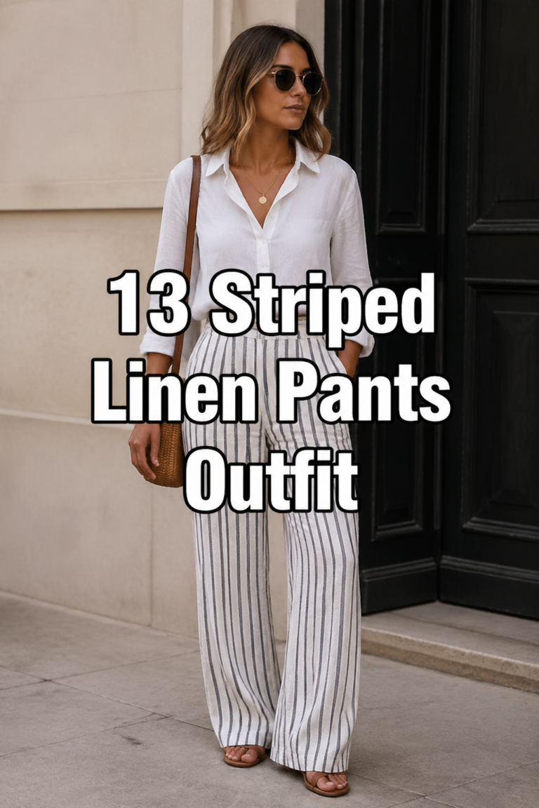 👔 13 Striped Linen Pants Outfit