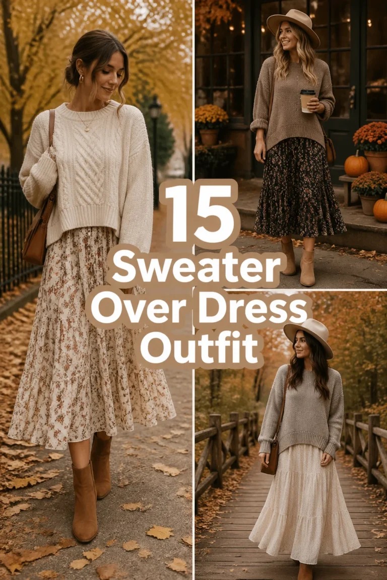 🧶 15 Sweater Over Dress Outfit