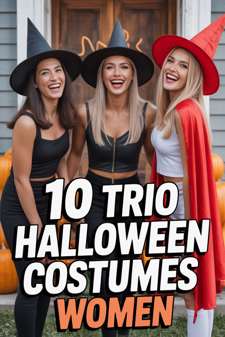 🎃 10 Trio Halloween Costumes Women