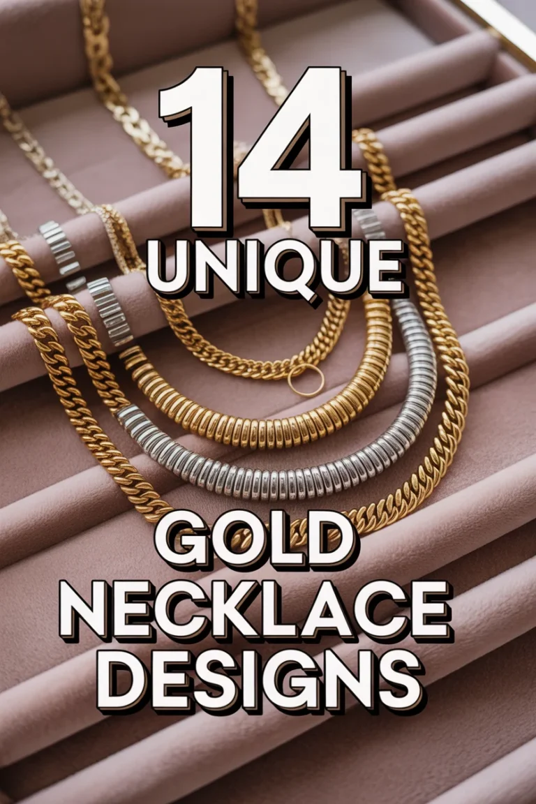 ✨ 14 Unique Gold Necklace Designs