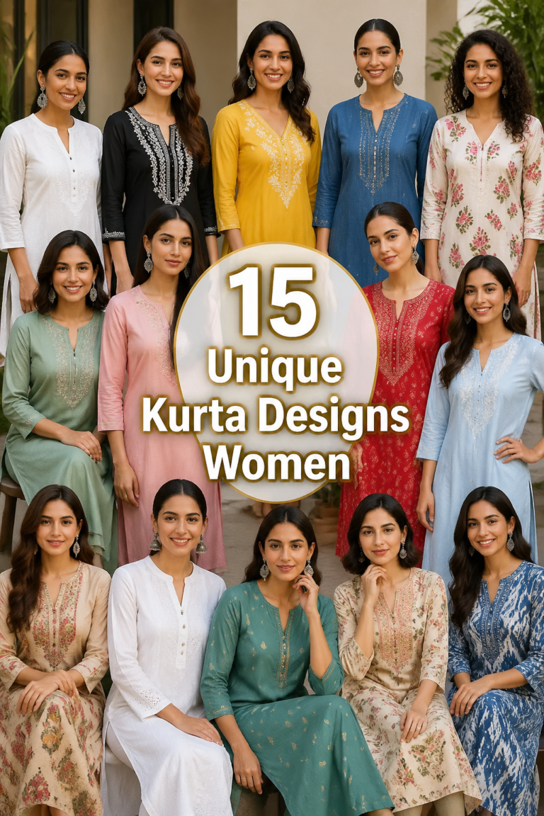 ✨ 15 Unique Kurta Designs Women