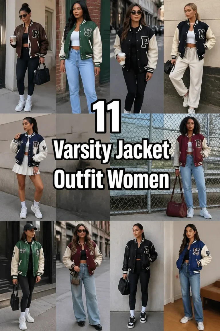 🧥 11 Varsity Jacket Outfit Women
