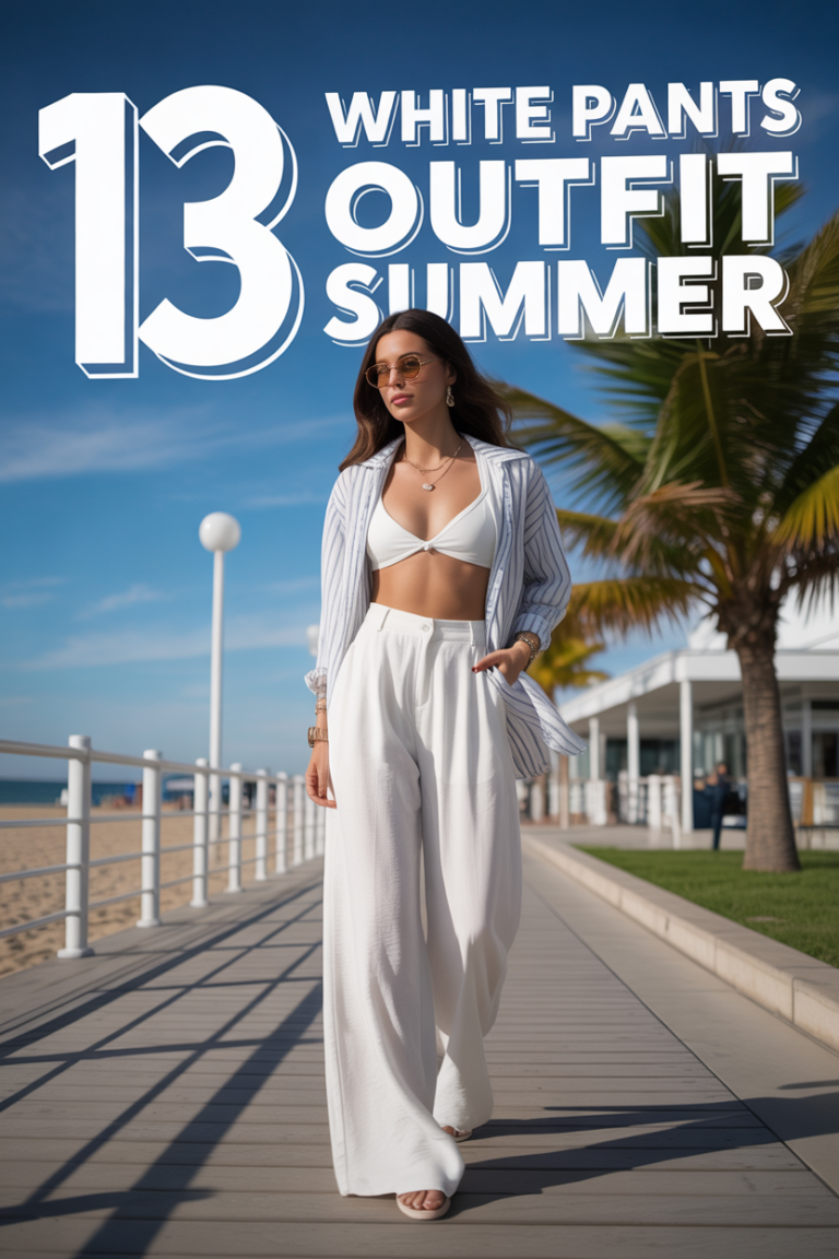 ☀️ 13 White Pants Outfit Summer