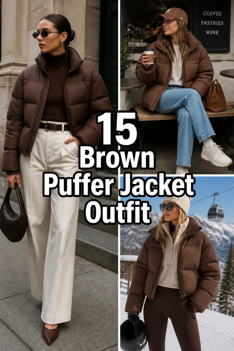 🧸 15 Brown Puffer Jacket Outfit