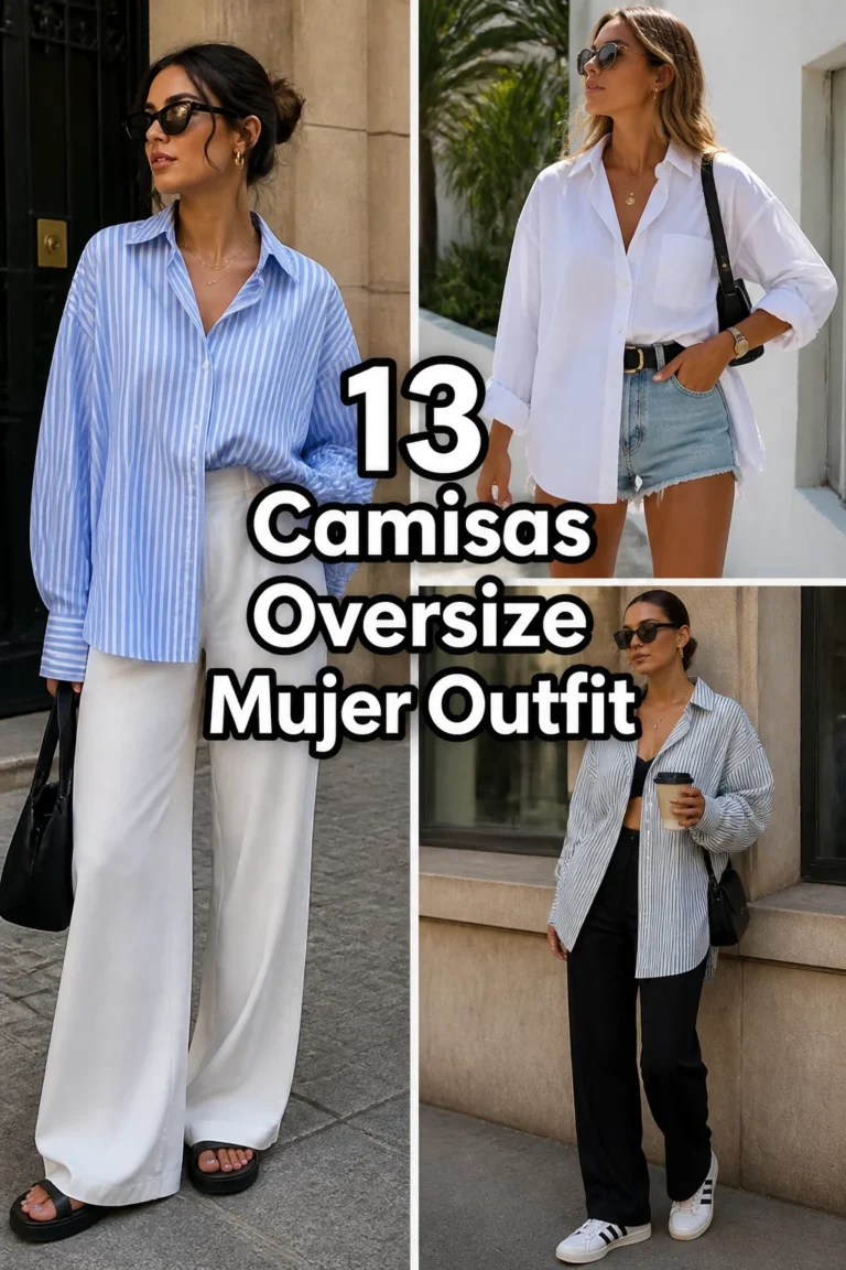 👚 13 Camisas Oversize Mujer Outfit