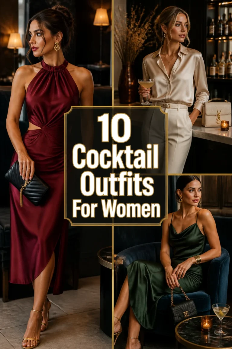 🍸 10 Cocktail Outfits For Women