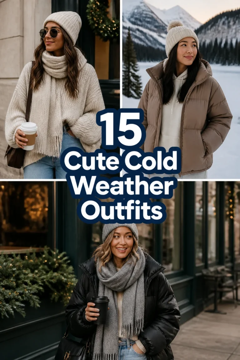 ❄️ 15 Cute Cold Weather Outfits