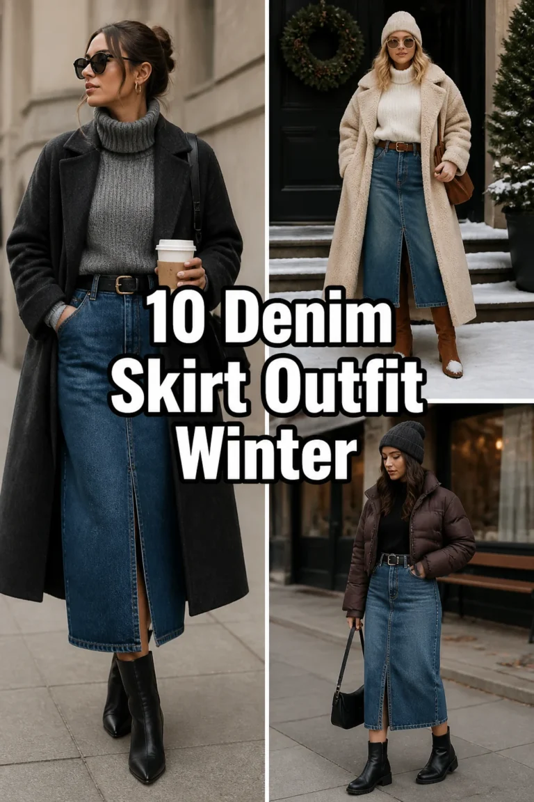 👔 10 Denim Skirt Outfit Winter
