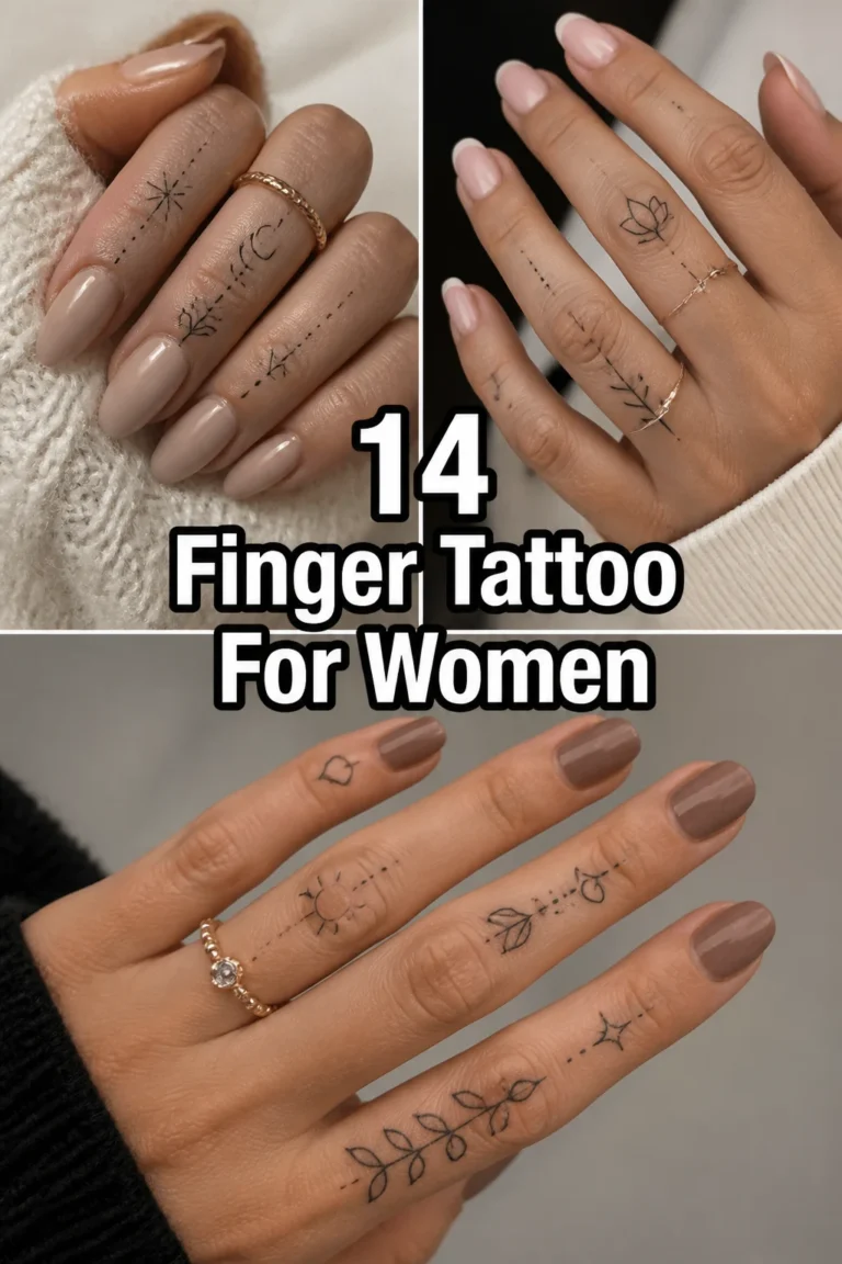 ✨ 14 Finger Tattoo For Women