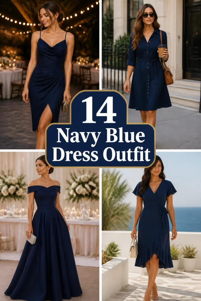 👗 14 Navy Blue Dress Outfit