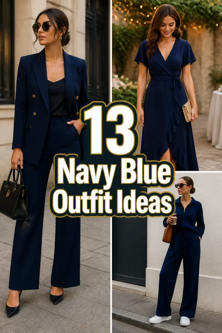 💙 13 Navy Blue Outfit Ideas