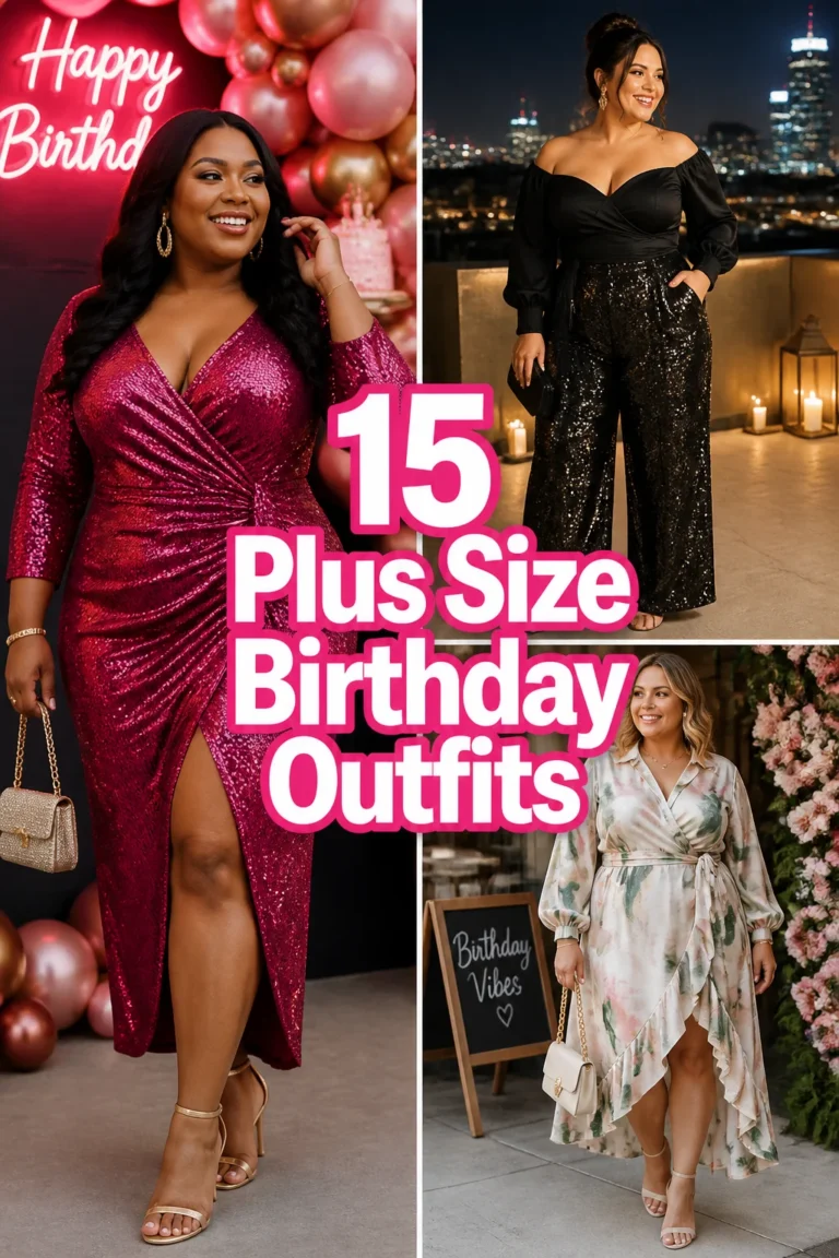 🎂 15 Plus Size Birthday Outfits