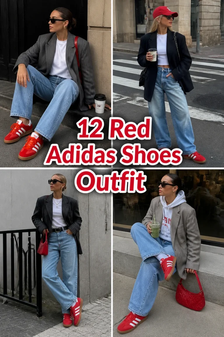 👟 12 Red Adidas Shoes Outfit