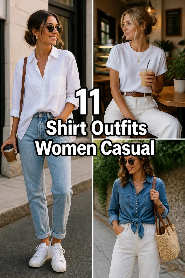 👚 11 Shirt Outfits Women Casual
