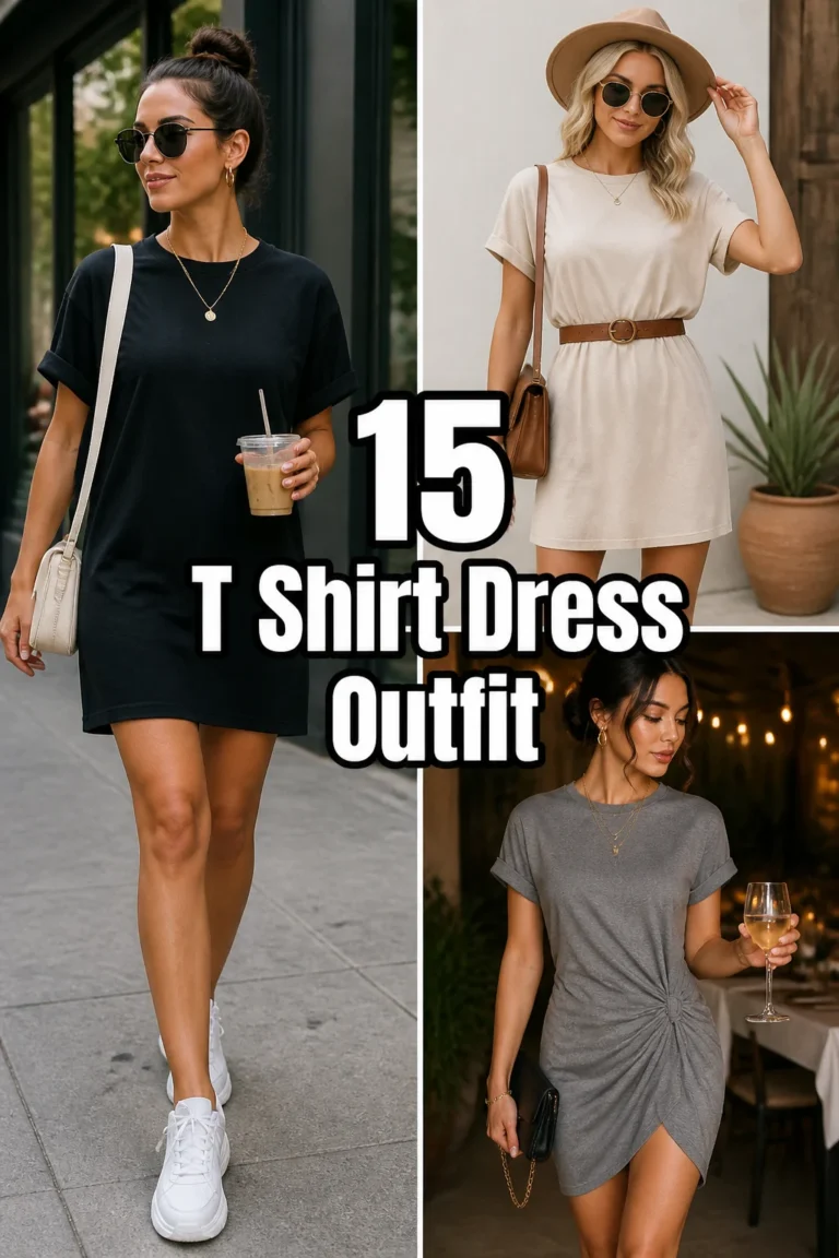 👗 15 T Shirt Dress Outfit