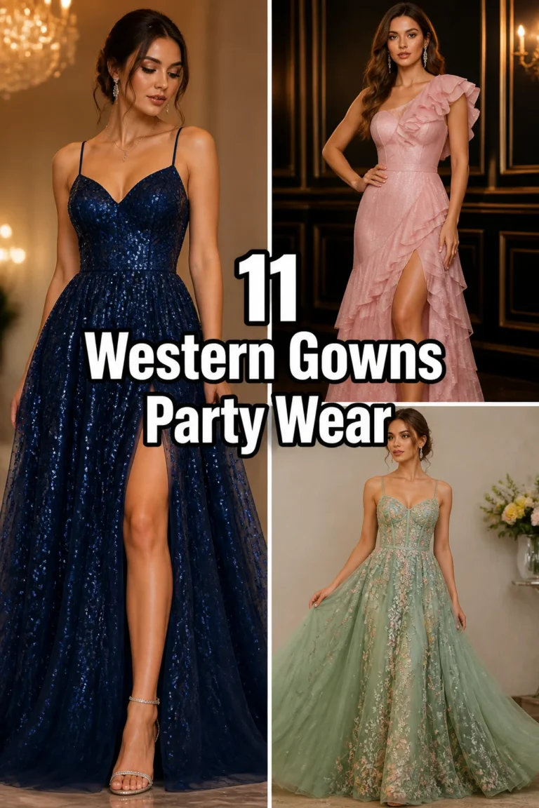👗 11 Western Gowns Party Wear