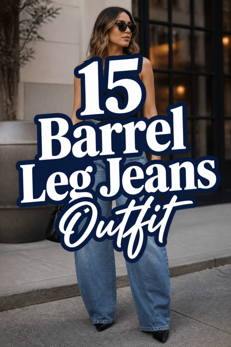 👖 15 Barrel Leg Jeans Outfit