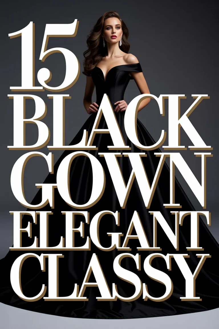 👗 15 Black Gown Elegant Classy