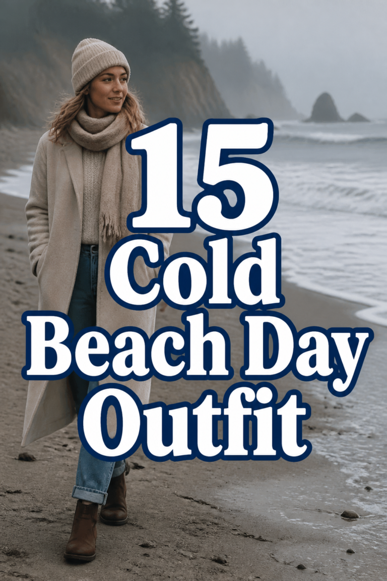 🌊 15 Cold Beach Day Outfit
